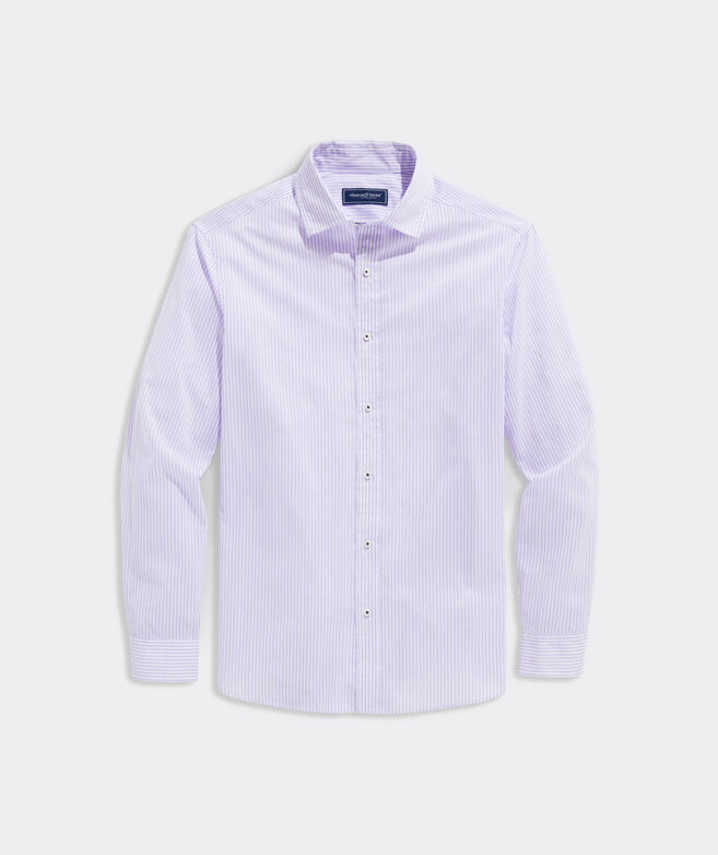 Cotton Silk Stripe Shirt