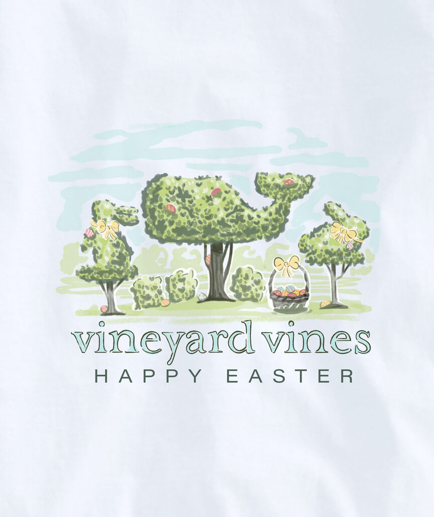 Easter Bushes Long-Sleeve Pocket Tee