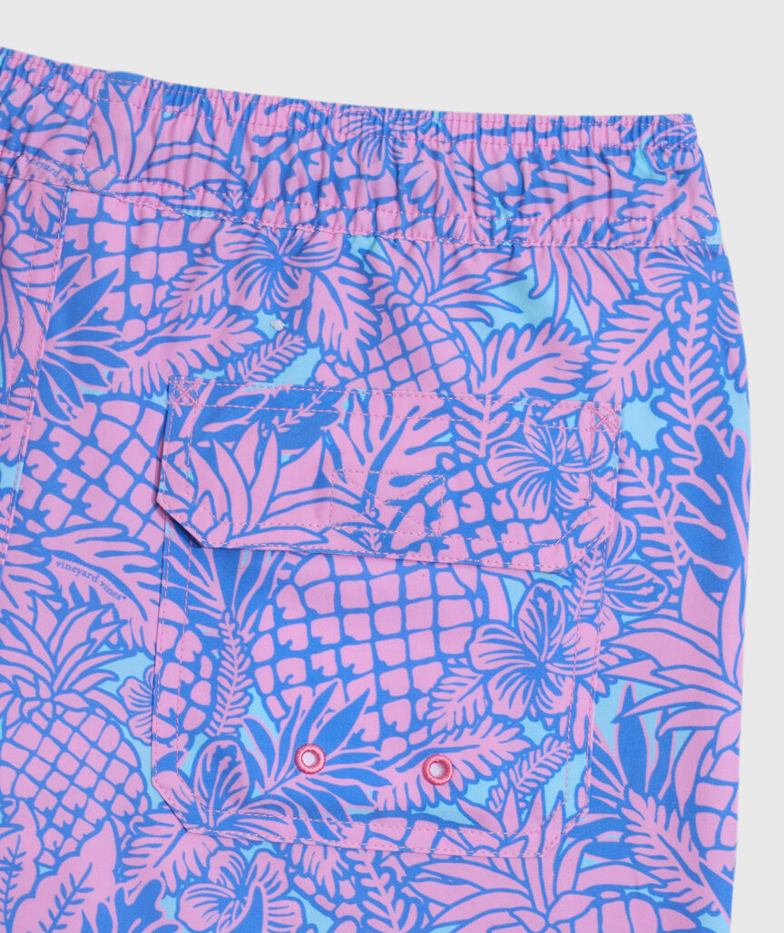 OUTLET Boys' Pineapples & Flowers Chappy Swim Trunks