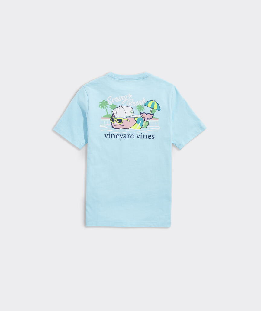 Boys' Spring Break Whale Short-Sleeve Pocket Tee
