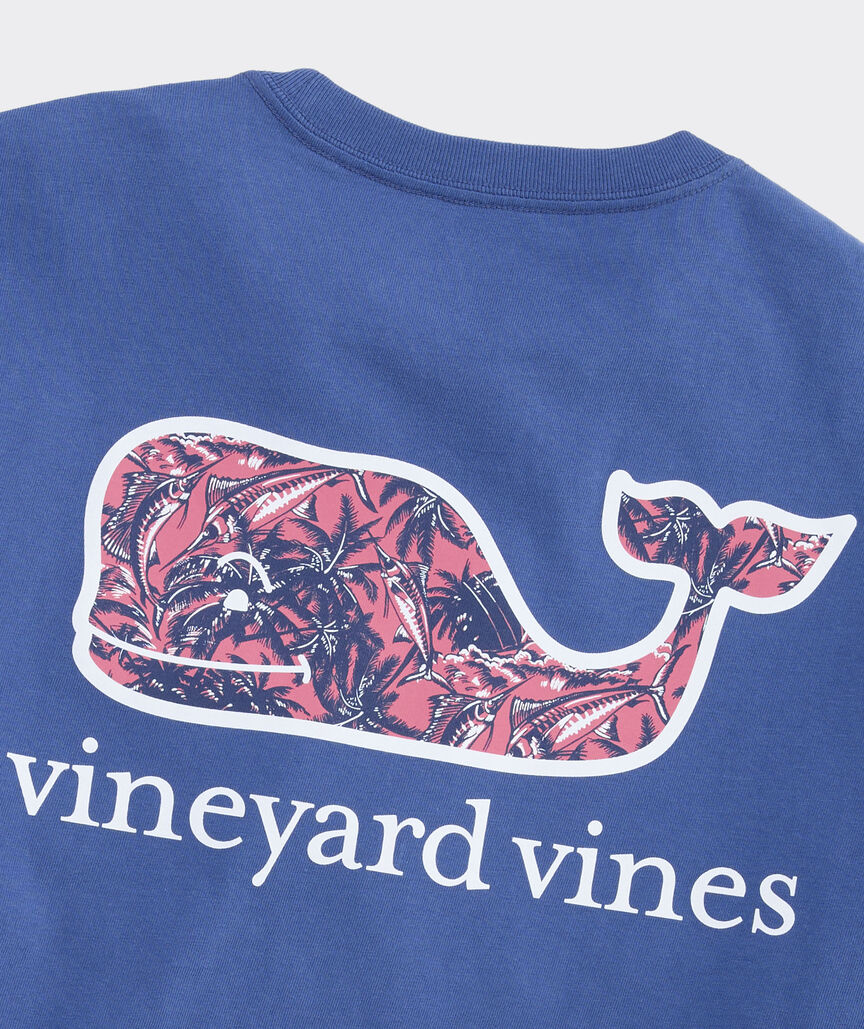 Sportfisher Palm Whale Short-Sleeve Pocket Tee