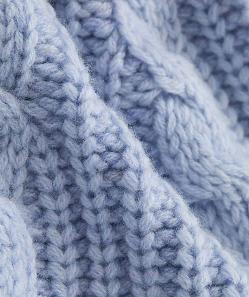 Cashmere Blend Pom Beanie