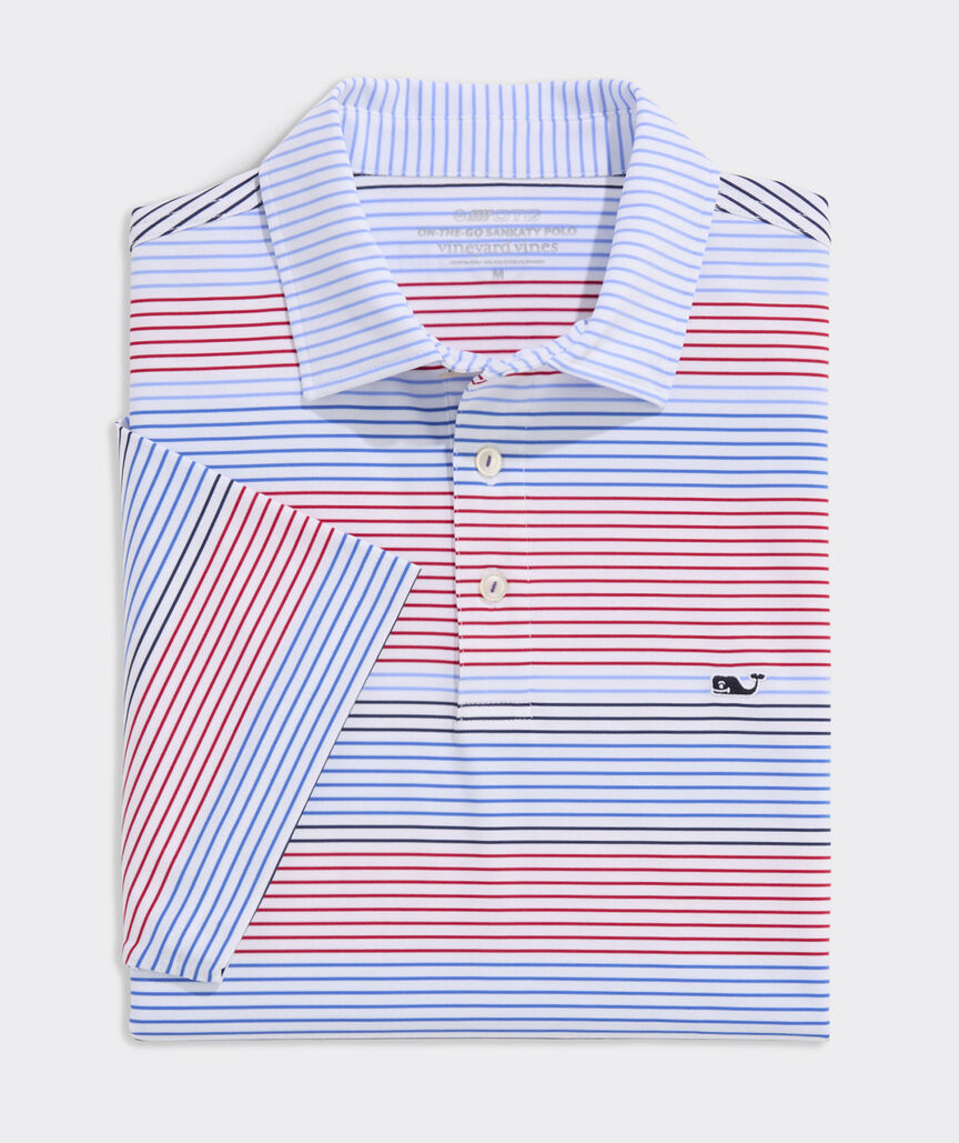 Performance Harborview Stripe Sankaty Polo