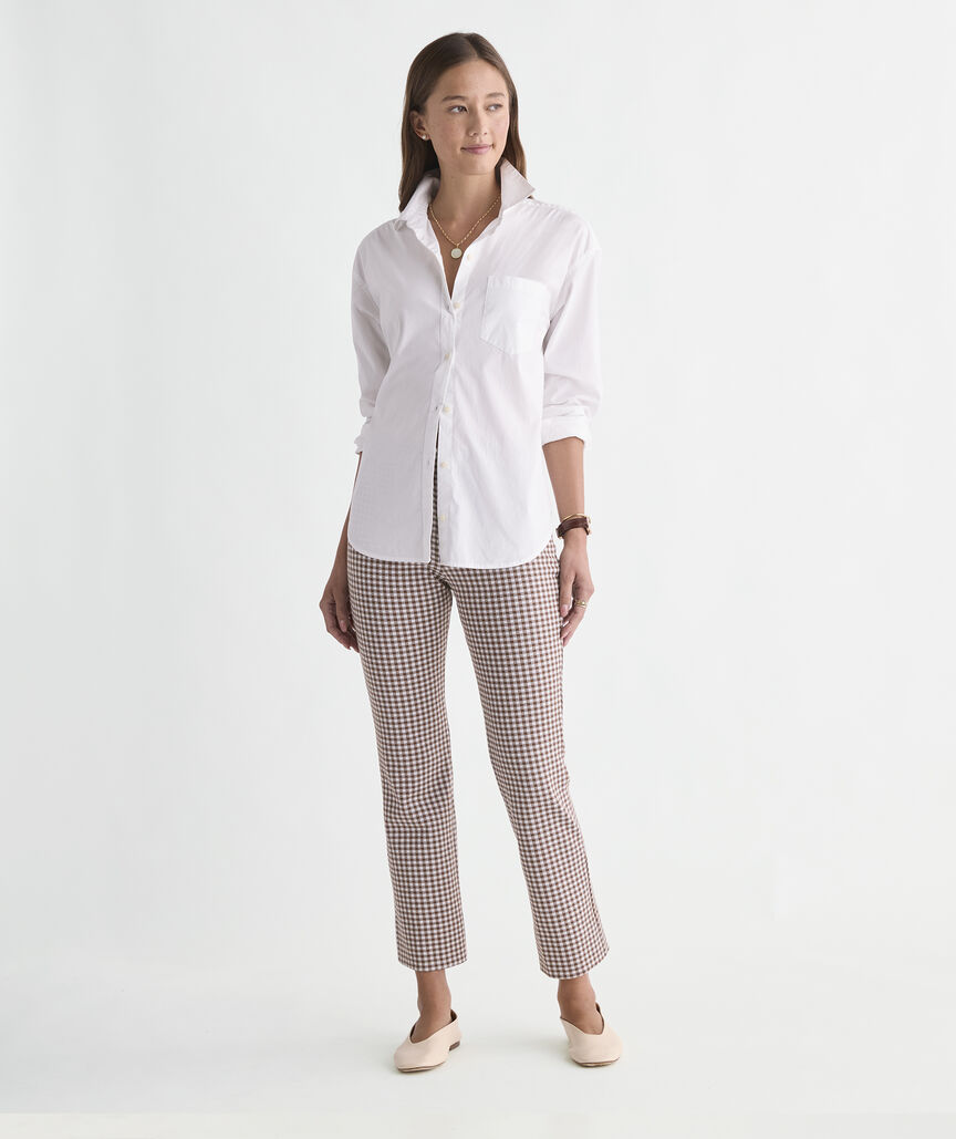 Gingham Peyton Ponte Pants