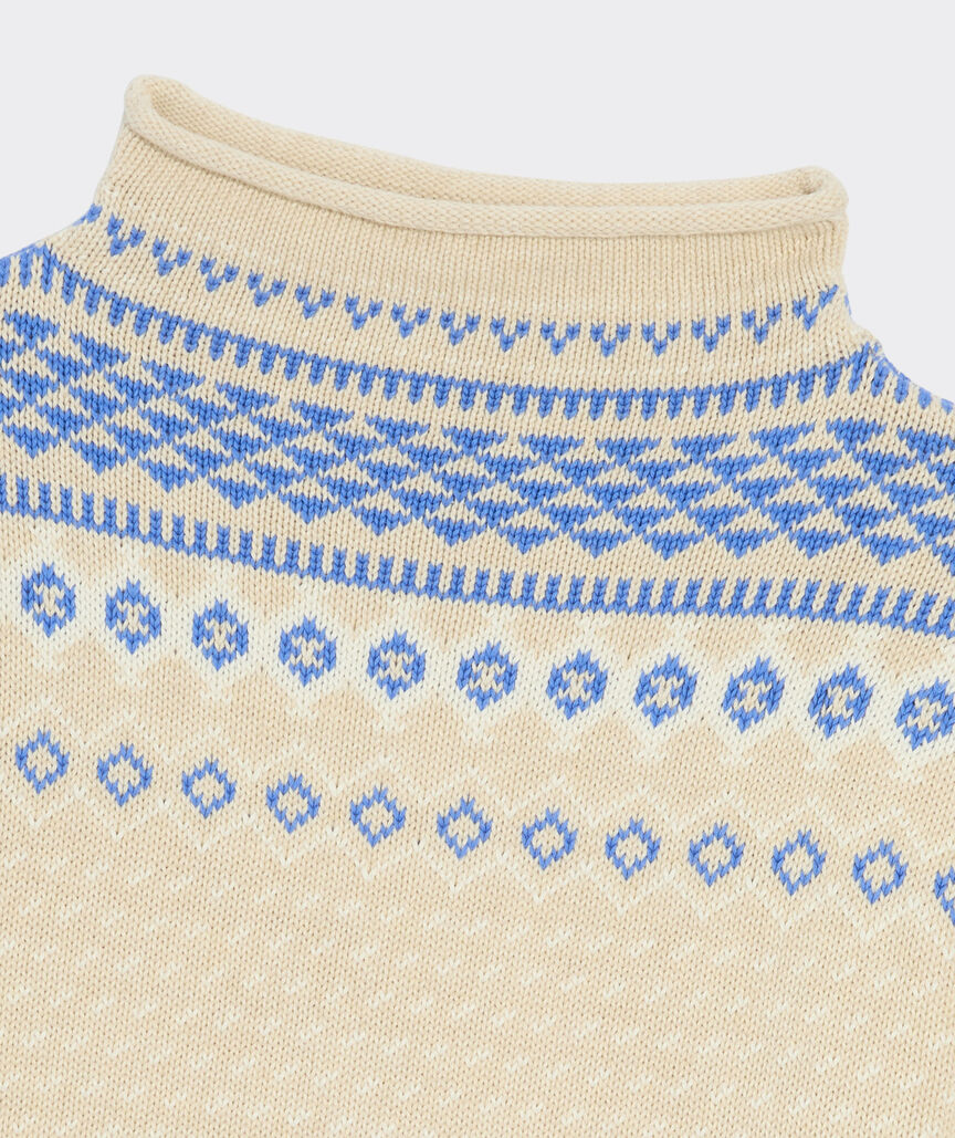 Katie Cotton Mockneck Sweater