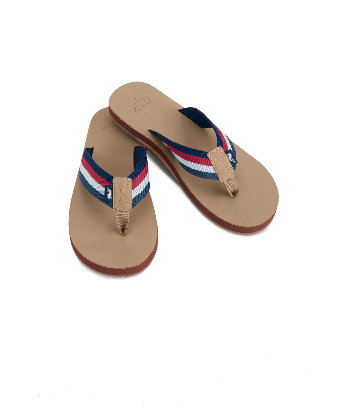 vineyard vines leather flip flops