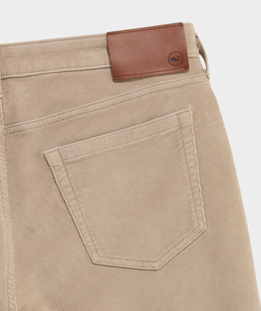 Stretch Terry Cord 5-Pocket Pants