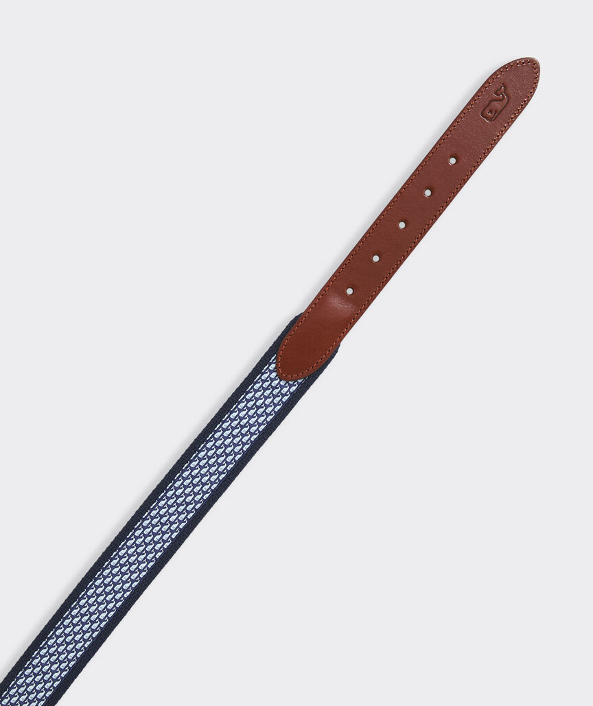Vineyard Whale Canvas Club Belt