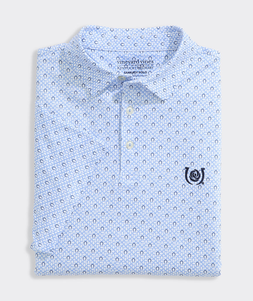 Kentucky Derby Performance Printed Sankaty Polo