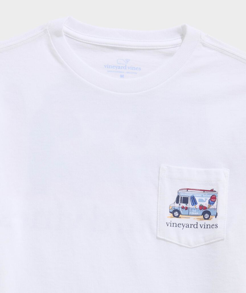 Boys' Ice Cream Surf Truck Short-Sleeve Pocket Tee