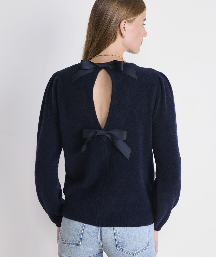 Bow Back Sweater