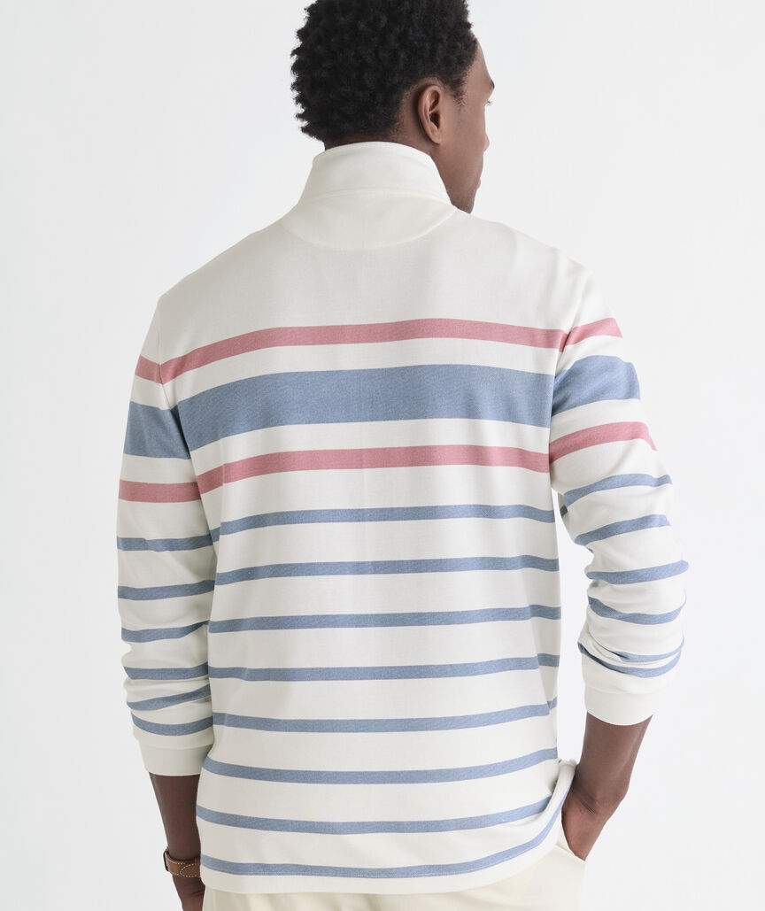 Breton Stripe Saltwater Quarter-Zip