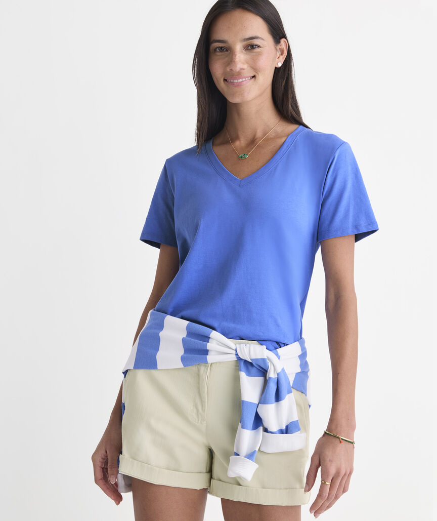 Supima® Cotton V-Neck Tee