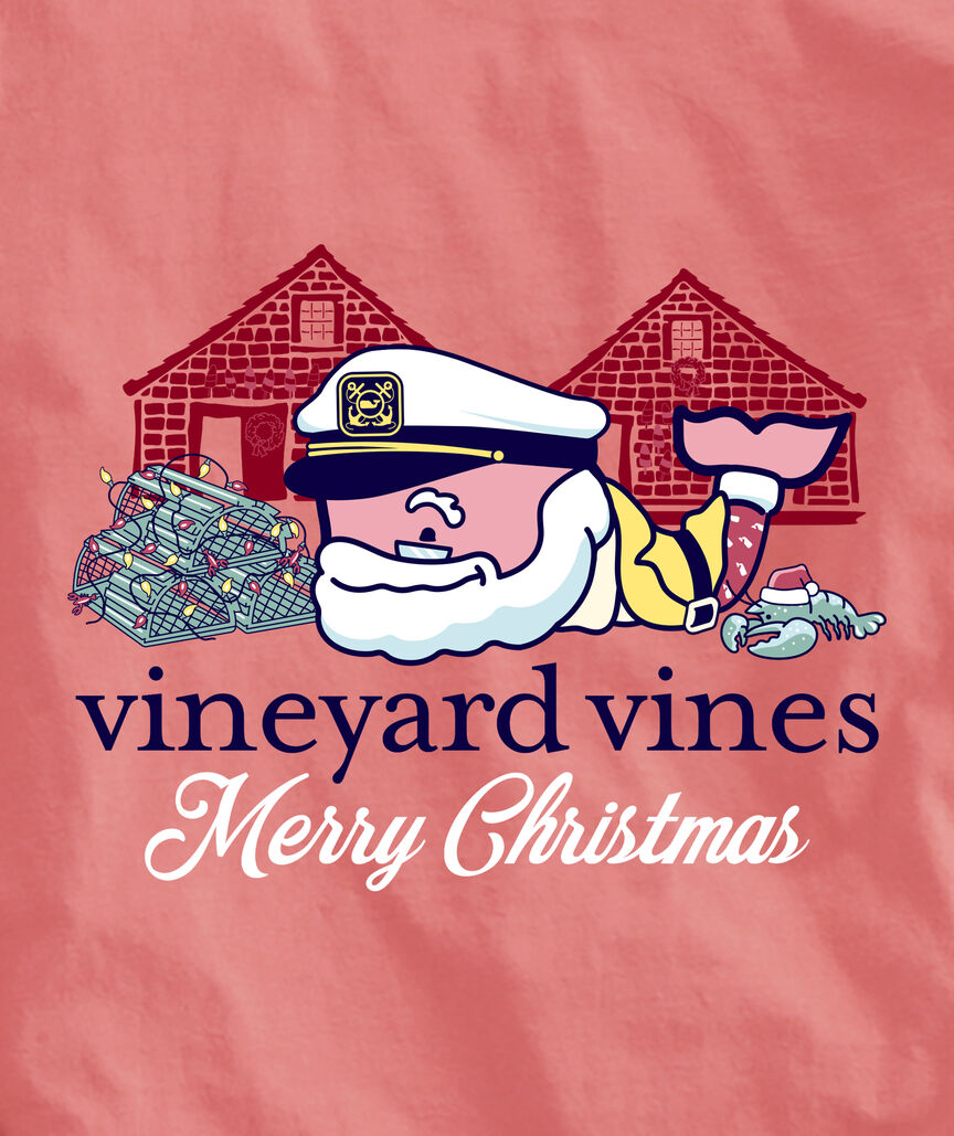 OUTLET New England Santa Long-Sleeve Pocket Tee