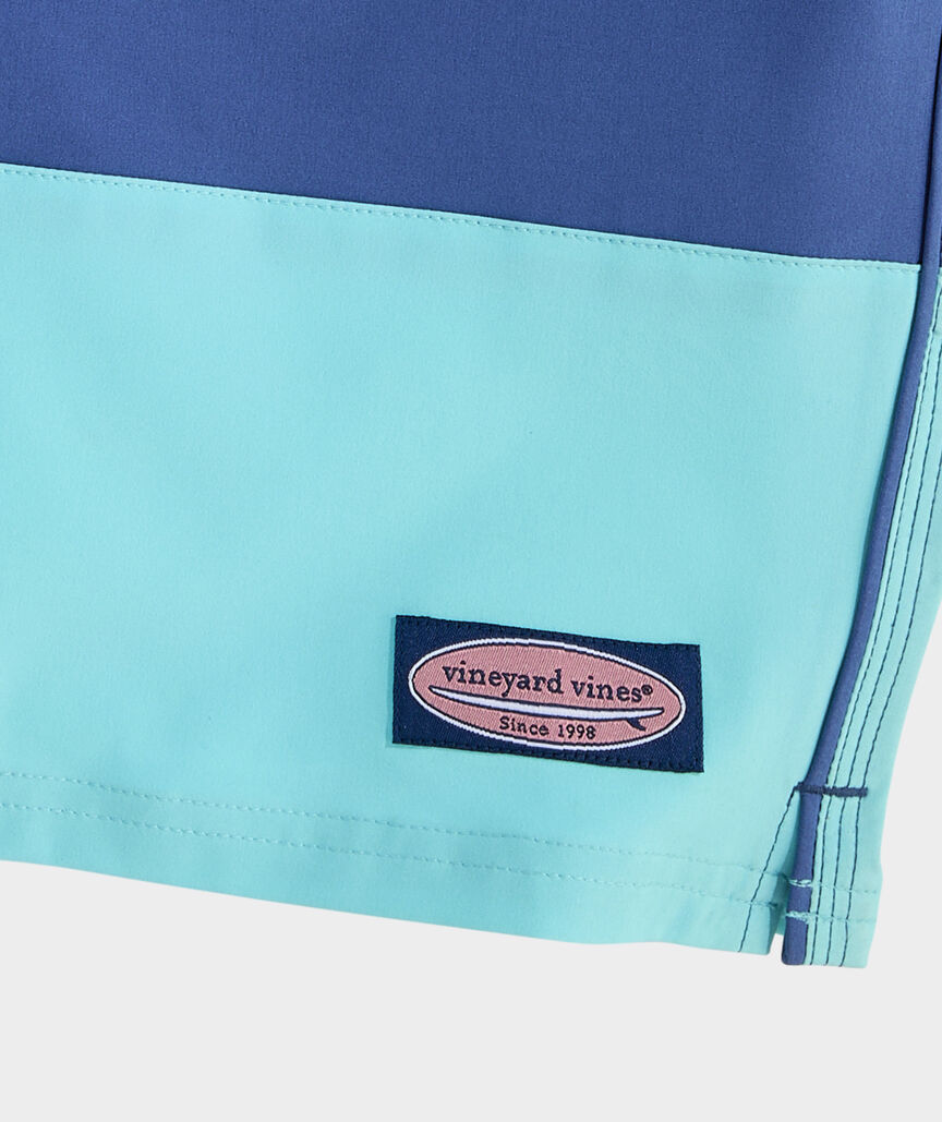 7 Inch Colorblock Chappy Swim Trunks