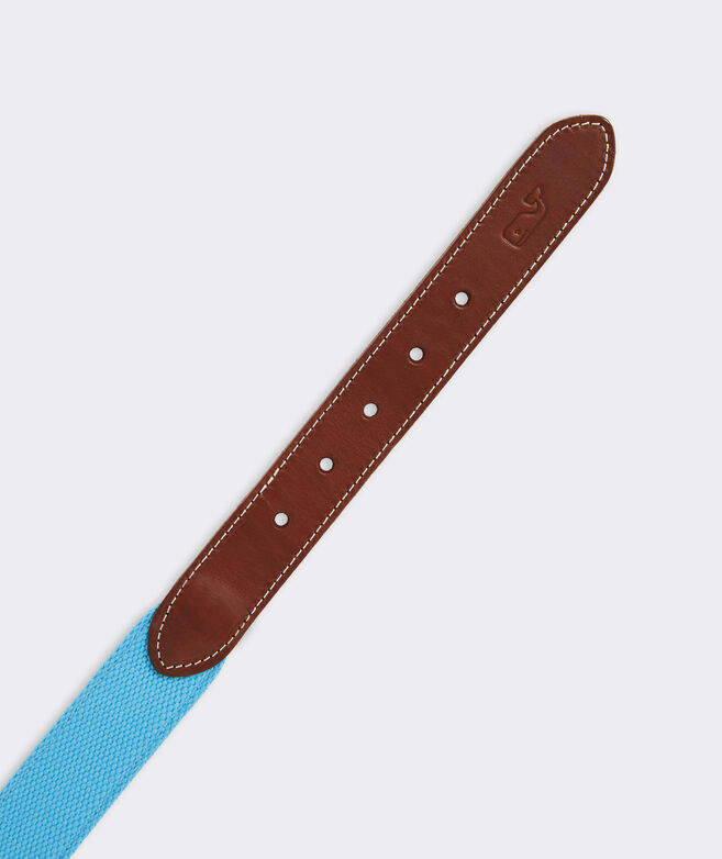 Guitar Embroidered Canvas Club Belt