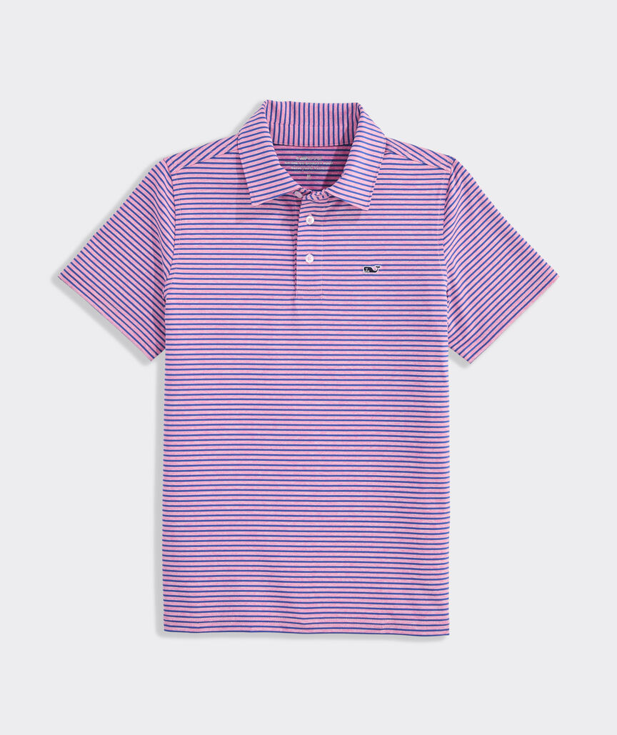 Boys' Performance Bradley Stripe Sankaty Polo