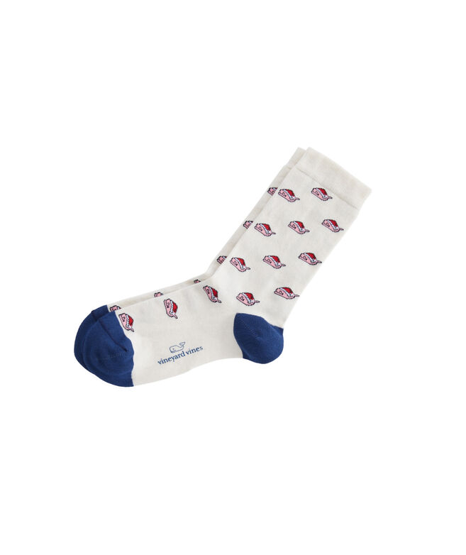 Shop Santa Whale Socks At Vineyard Vines