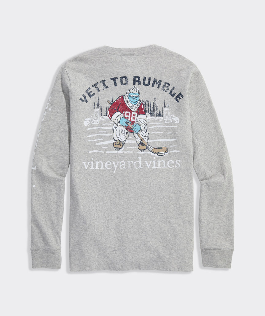 Boys' Yeti To Rumble Long-Sleeve Pocket Tee