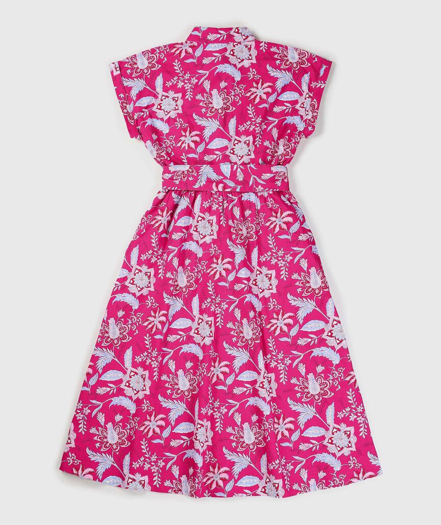 OUTLET Printed Midi Shirtdress