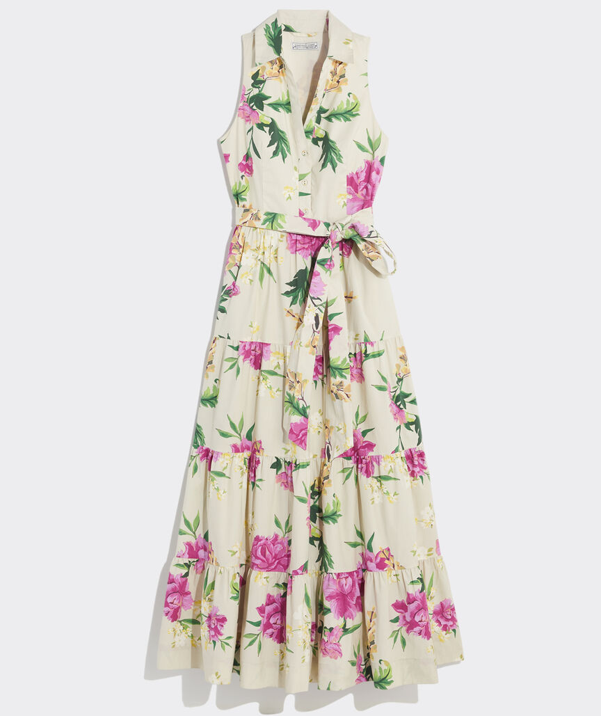 Kentucky Derby Tiered Maxi Dress