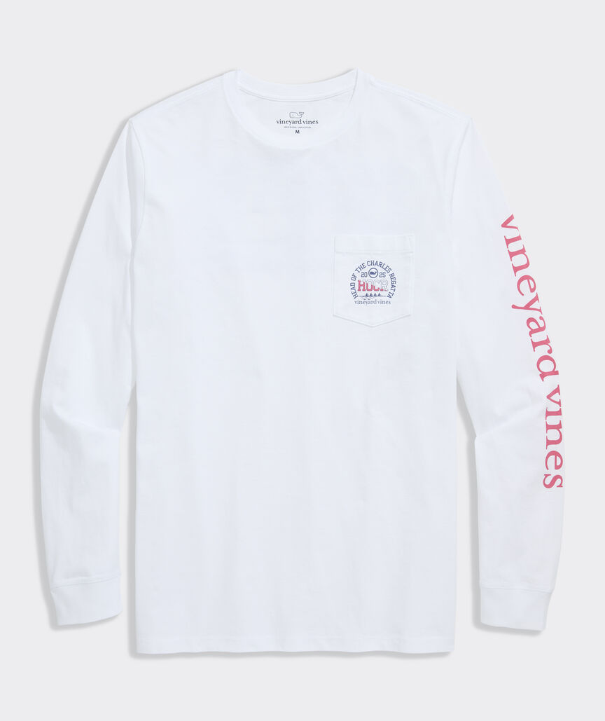 Head Of The Charles® Rower Stack Long-Sleeve Pocket Tee