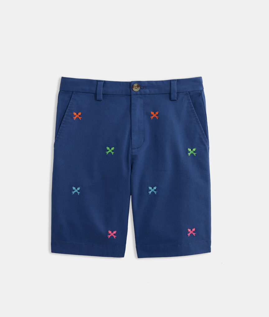 Boys' Crossed Fish Bone Breaker Short