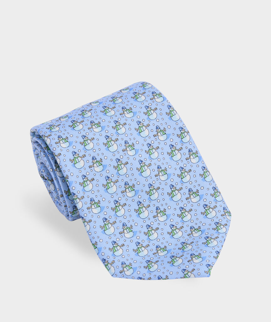 Snowmen Silk Tie