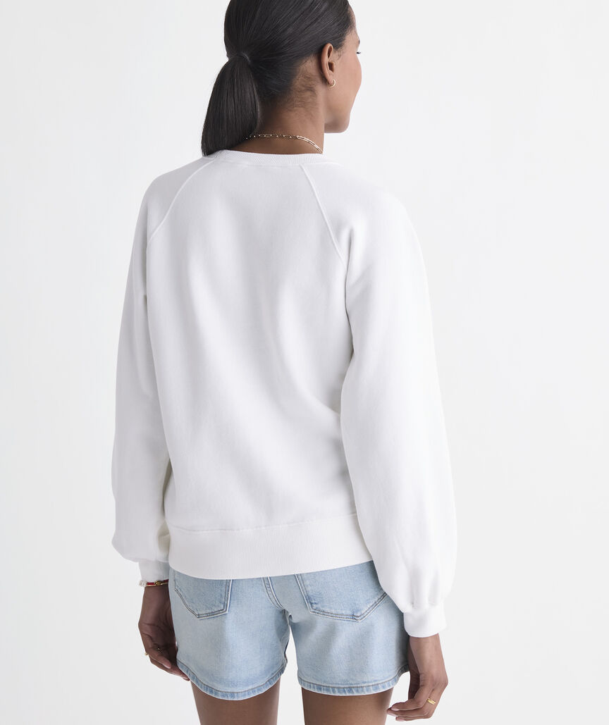 Surf Terry USA Varsity Text Sweatshirt