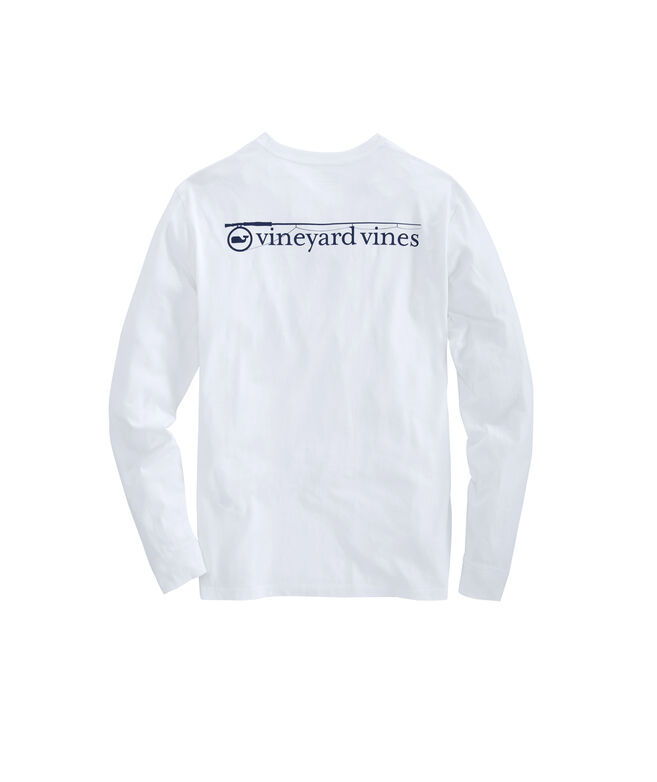 Shop Long Sleeve Fishing Rod Pocket T Shirt At Vineyard Vines