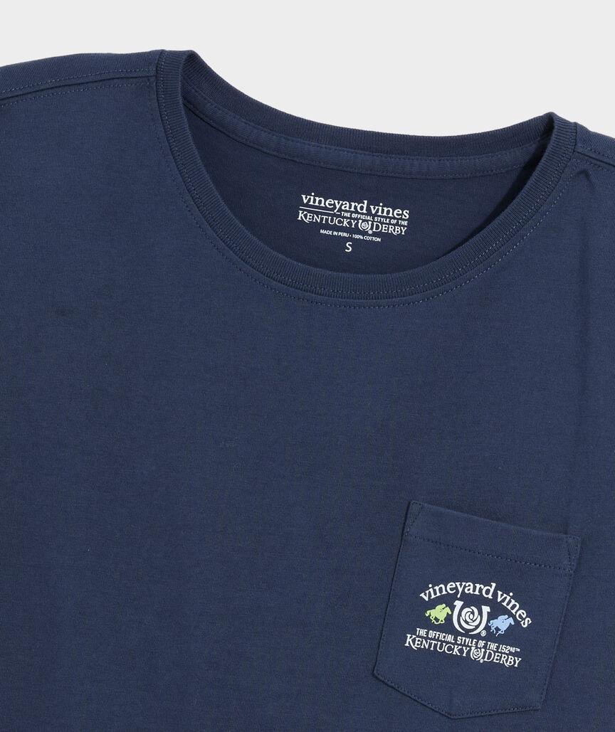 Kentucky Derby Women's Churchill Icons Whale Short-Sleeve Pocket Tee