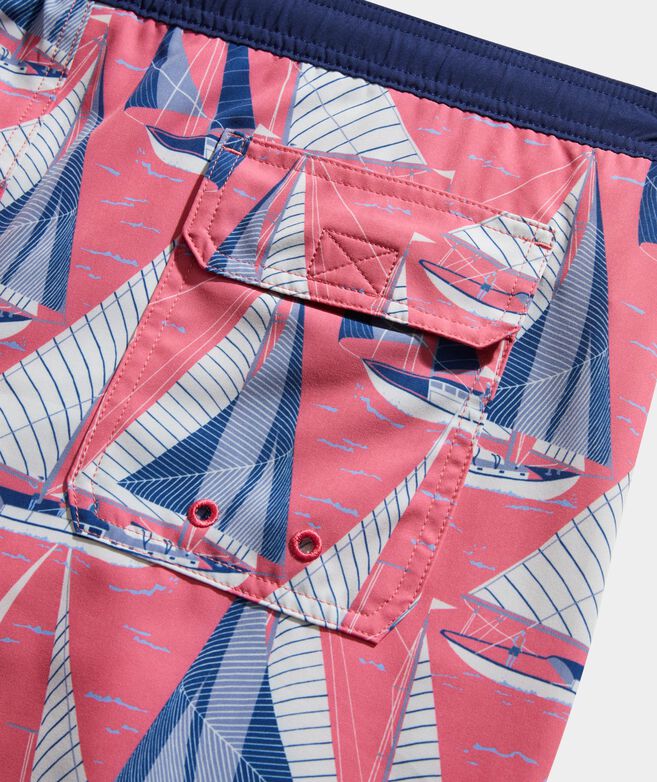7 Inch Printed Chappy Trunks