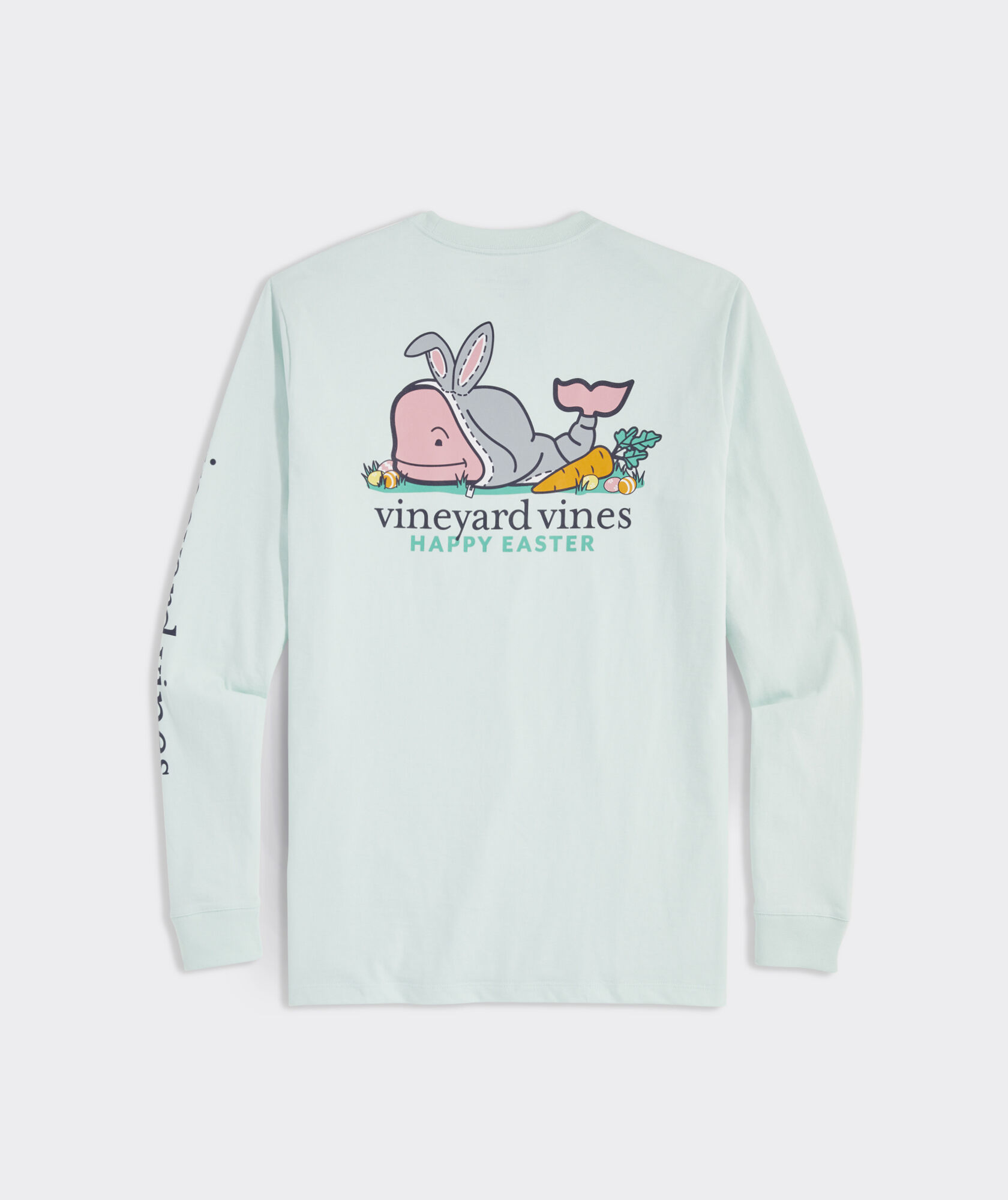Bunny Suit Whale Long-Sleeve Pocket Tee