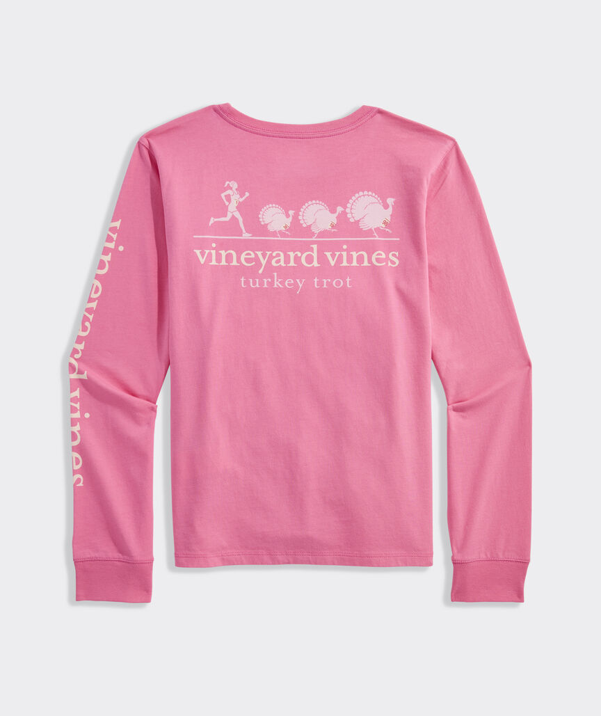 Girls' 2026 Turkey Trot Long-Sleeve Pocket Tee