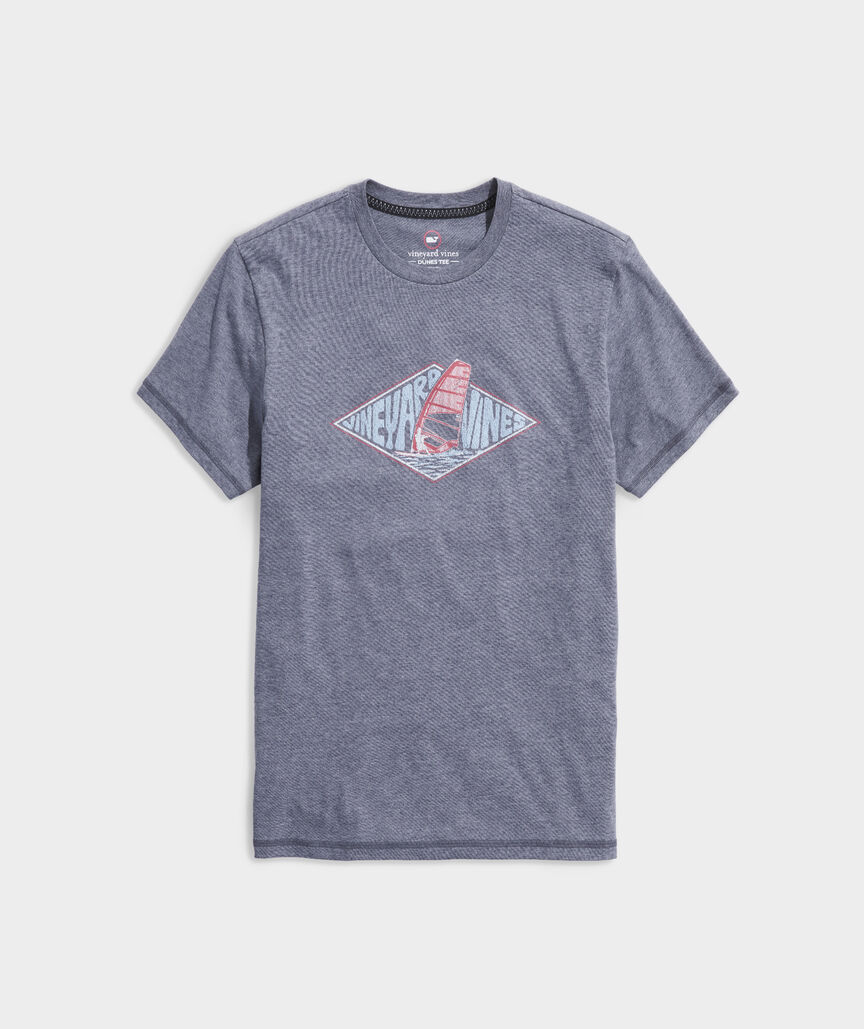 Retro Wind Surfing Short-Sleeve Dunes Tee