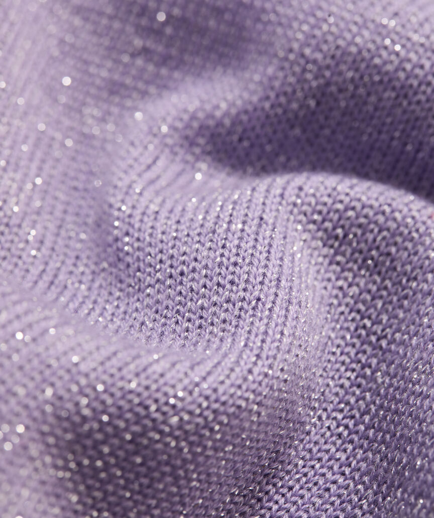 Girls' Ruffled Crewneck Sweater