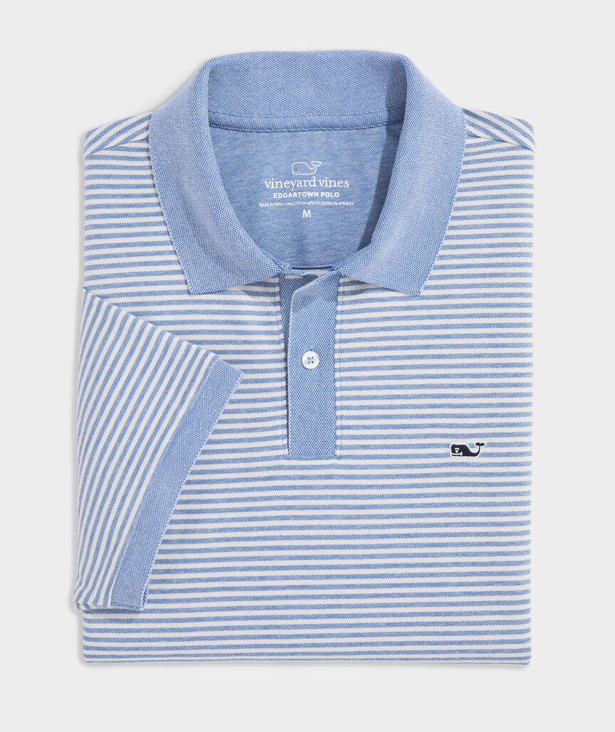 Striped Edgartown Pique Polo