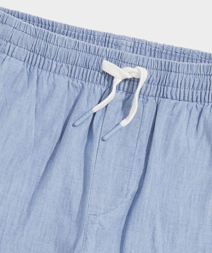 Boys' Pull-On Chambray Pants
