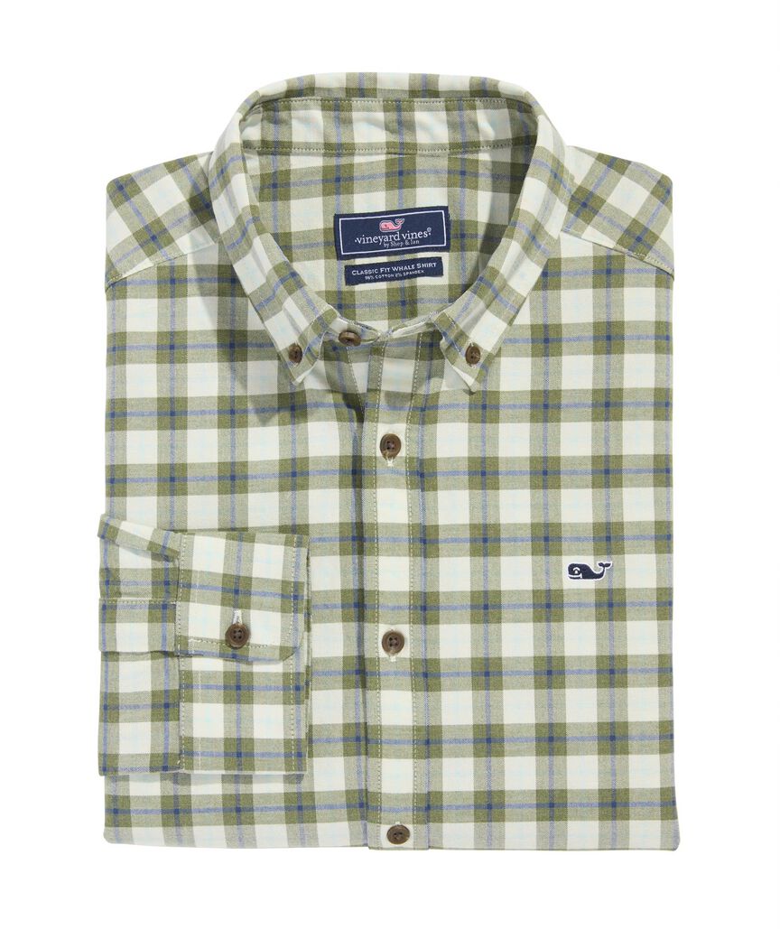 OUTLET Oxford Plaid Shirt