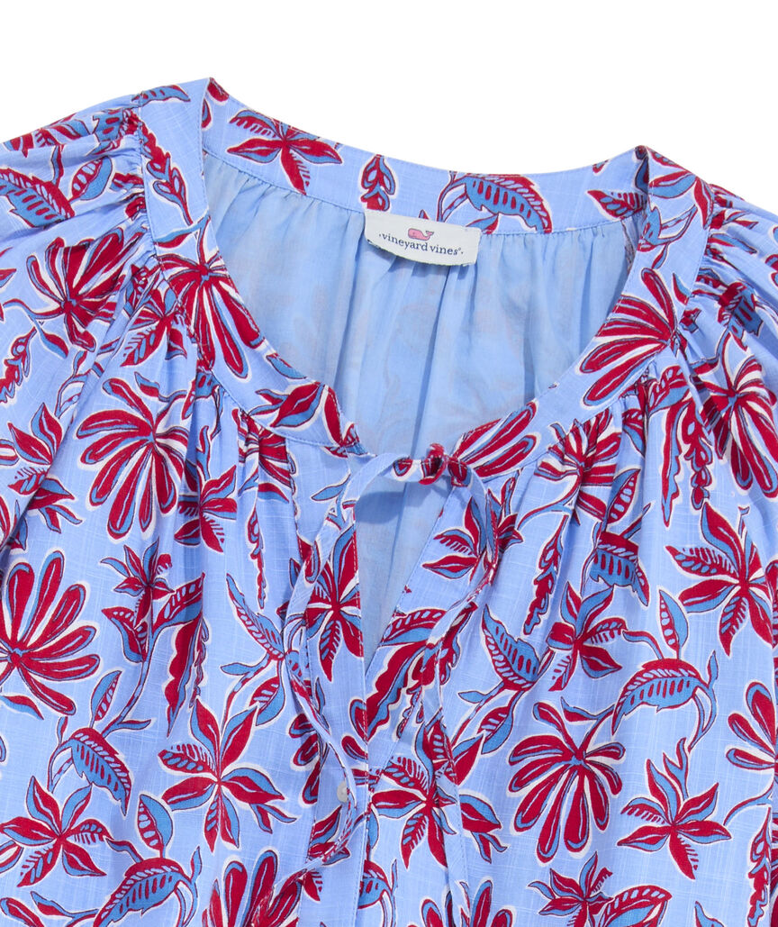 OUTLET Cay Floral Flounce Dress