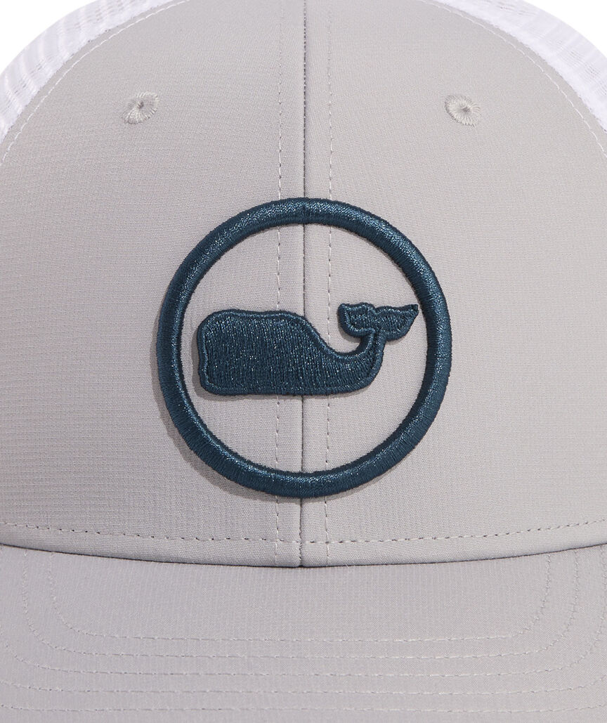 OUTLET Whale Dot Performance Trucker Hat
