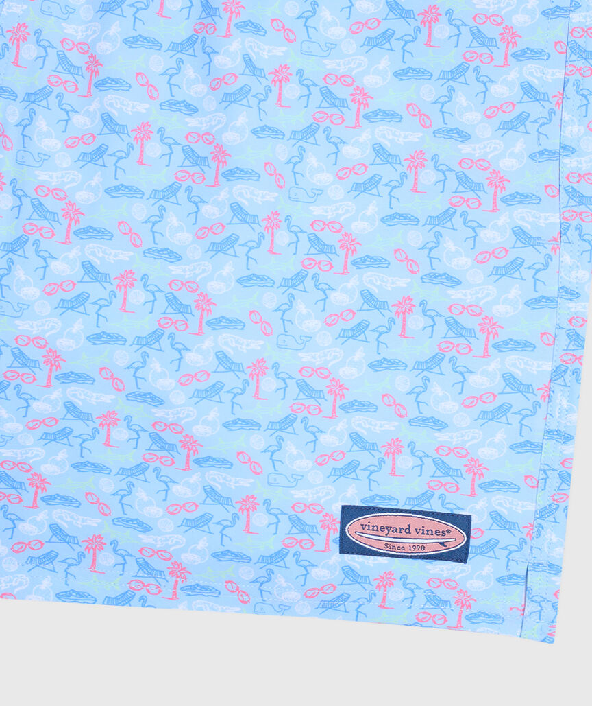 OUTLET Boys' Beach Icons Chappy Swim Trunks