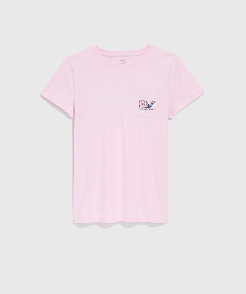 Women's Treadmill Whale Short-Sleeve Pocket Tee