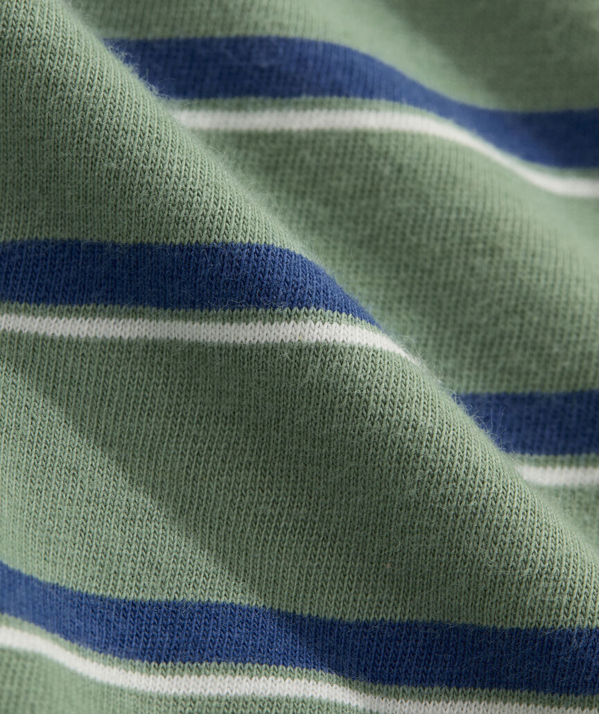 Boys' Striped Surf Long-Sleeve Polo