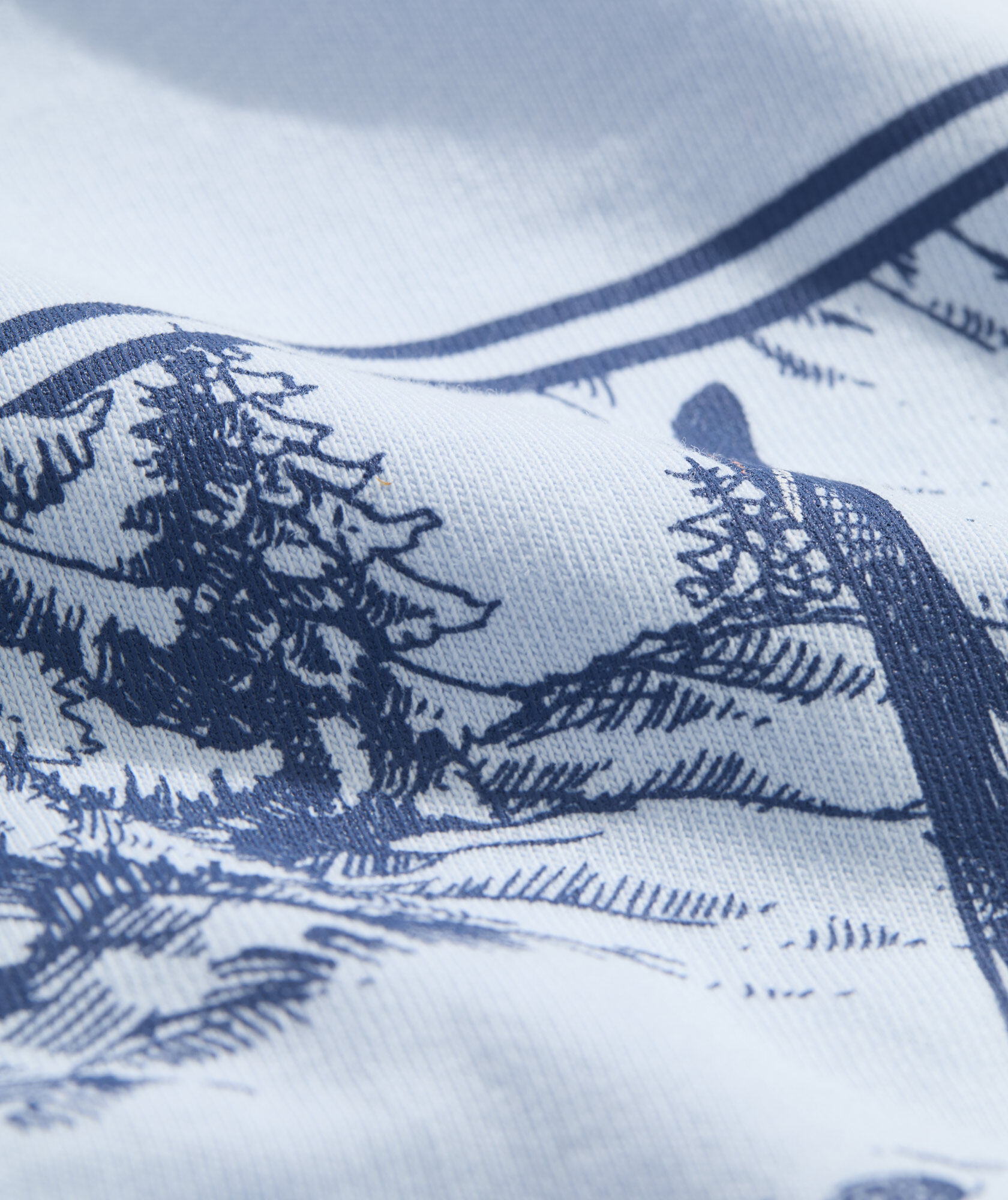 Husky Ski Dog Long-Sleeve Pocket Tee