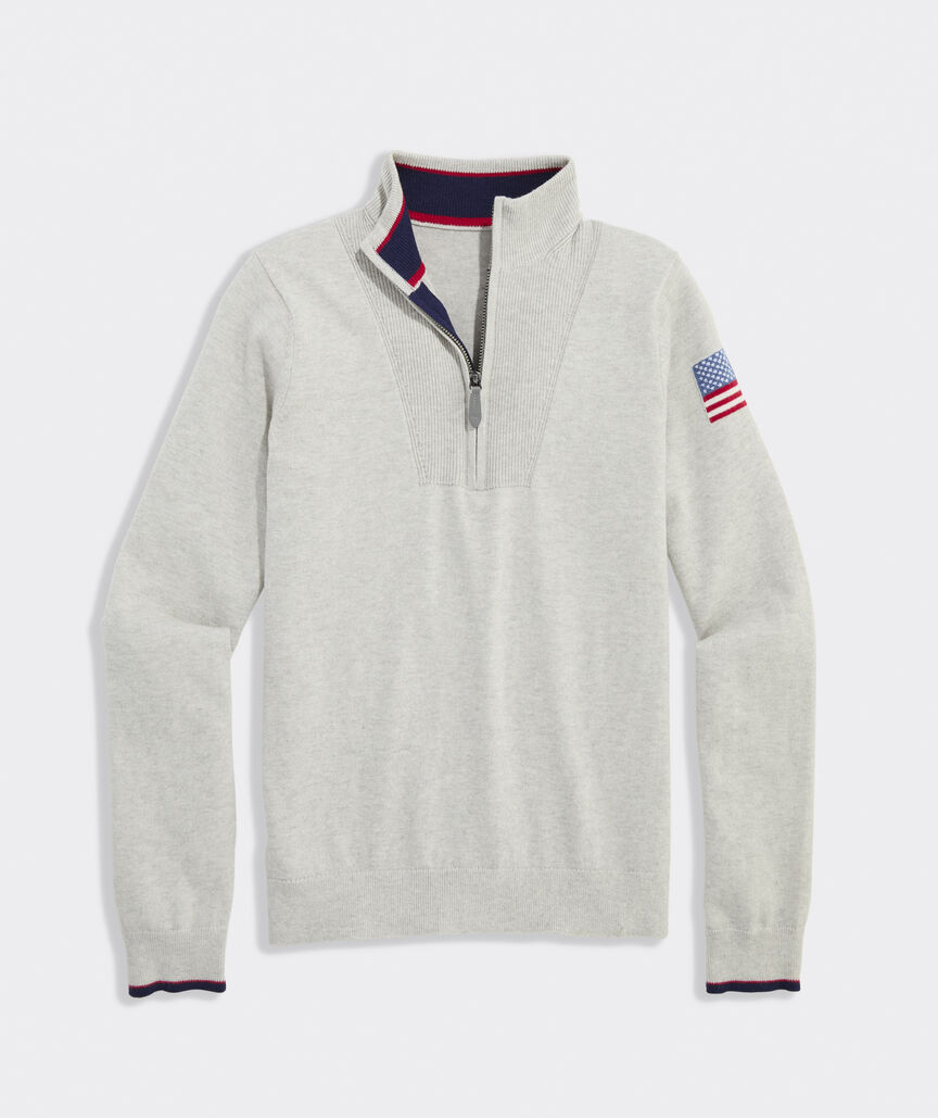 Boys' Americana Quarter-Zip
