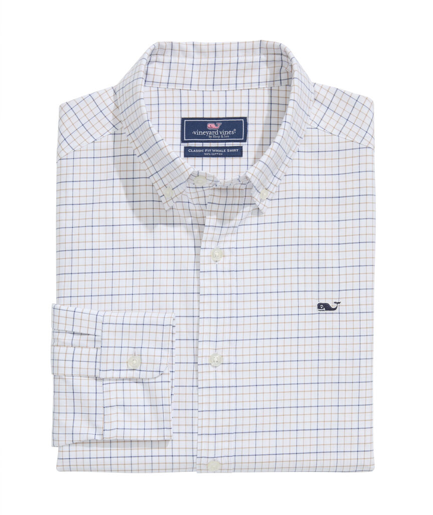 OUTLET Poplin Plaid Shirt