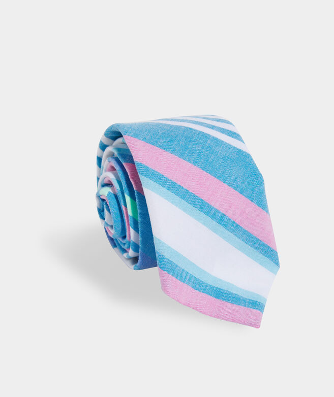 Color Block Striped Kennedy Tie