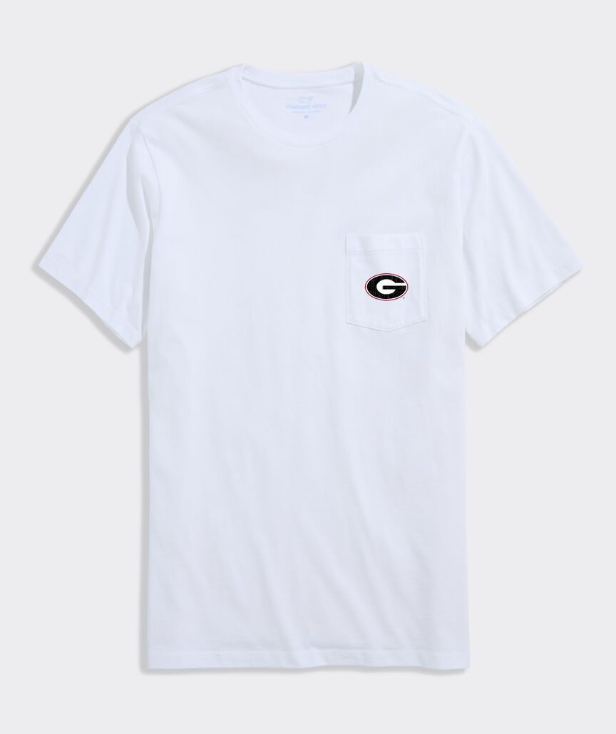 University of Georgia Pennants Short-Sleeve Pocket Tee