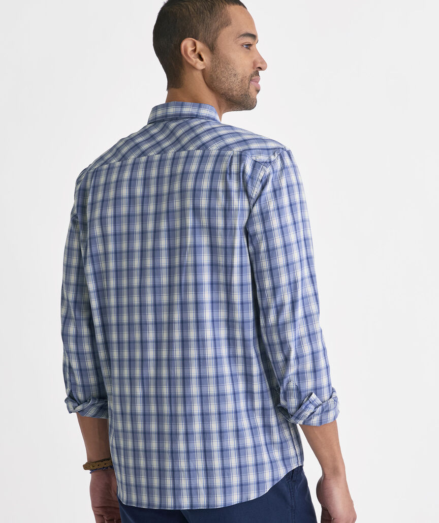 Performance Higgs Beach Plaid Backbay Shirt
